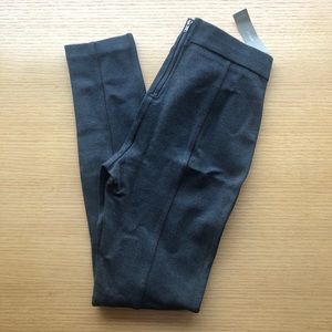Heather Charcoal gray pixie slim fit pants